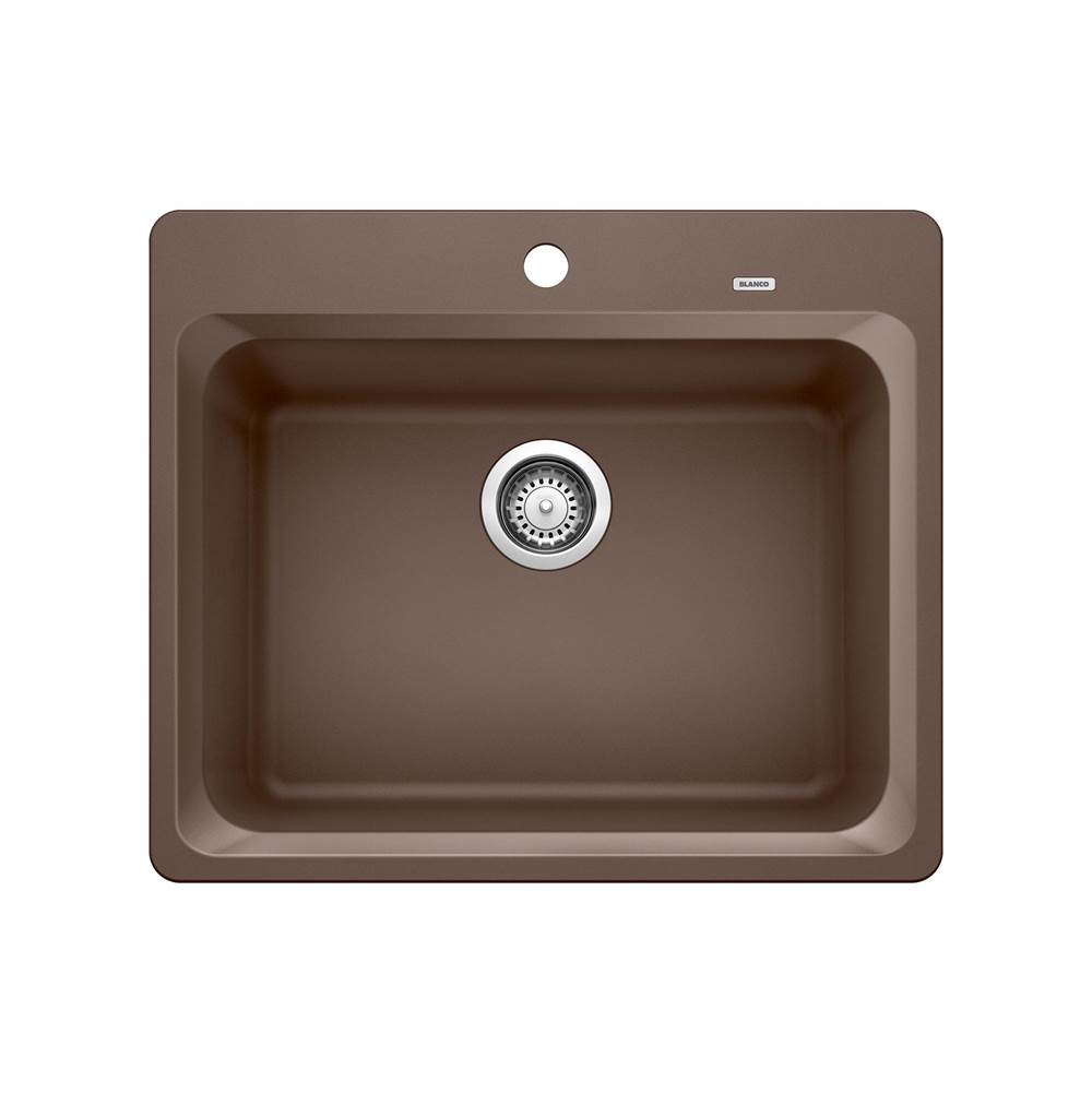 Vision SILGRANIT 25'' Single Bowl Dual Mount Kitchen Sink - Cafe-related