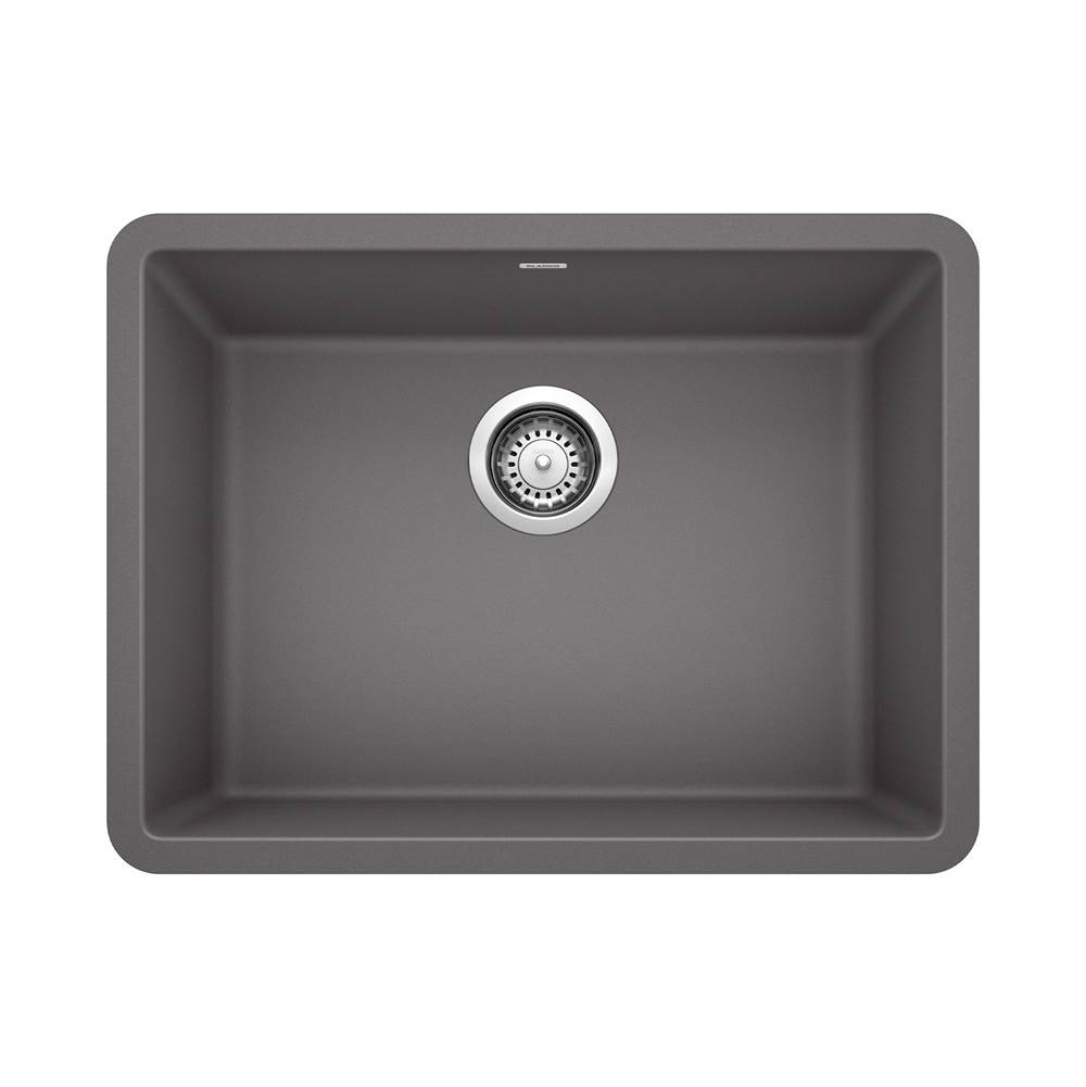 Precis SILGRANIT 24'' Single Bowl Undermount Kitchen Sink - Cinder-related