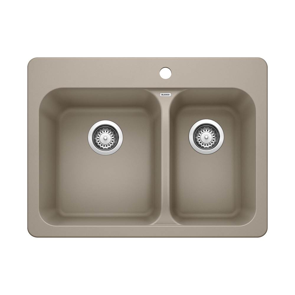 Vision SILGRANIT 27.5'' 70/30 Double Bowl Dual Mount Kitchen Sink - Truffle-related