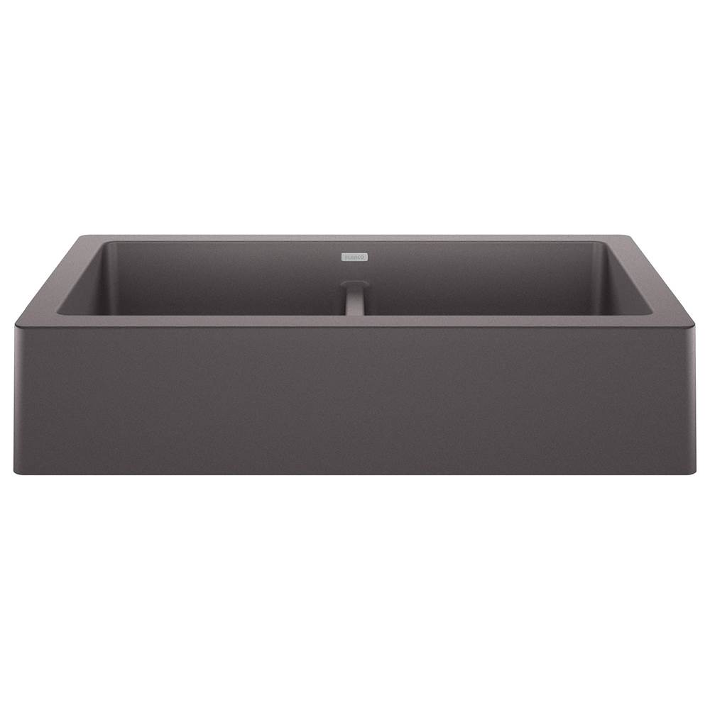 Vintera SILGRANIT 33'' Double Bowl Apron-Front Farmhouse Sink - Cinder-related