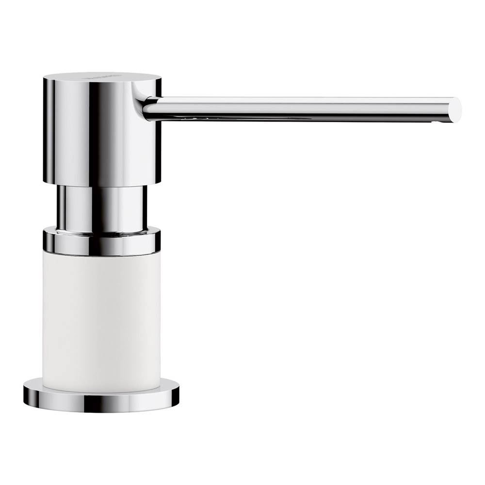 Lato Soap Dispenser - Chrome/White-related