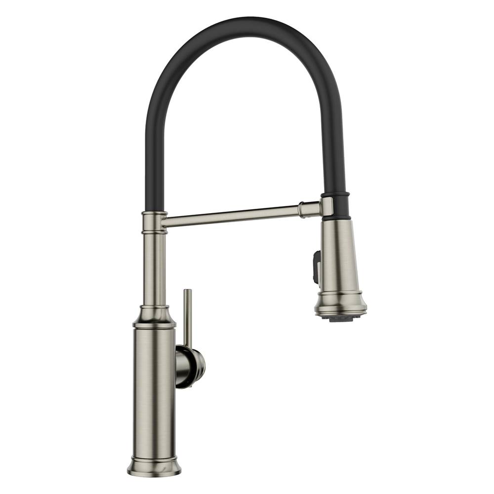 Empressa Semi-Pro Pull-Down Dual-Spray Kitchen Faucet - Satin Platinum-related