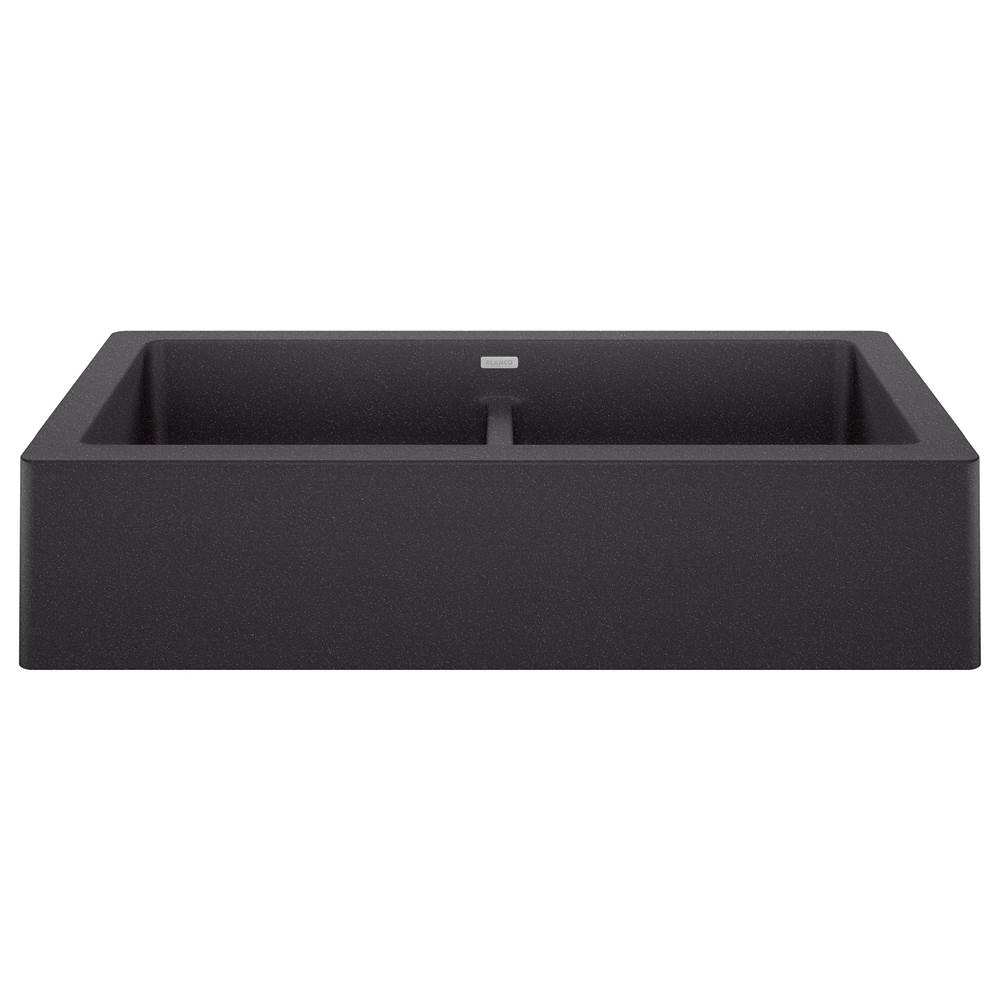 Vintera SILGRANIT 33'' Double Bowl Apron-Front Farmhouse Sink - Anthracite-shop