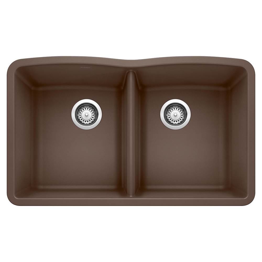 Diamond SILGRANIT 32'' 50/50 Double Bowl Undermount Kitchen Sink - Cafe-related