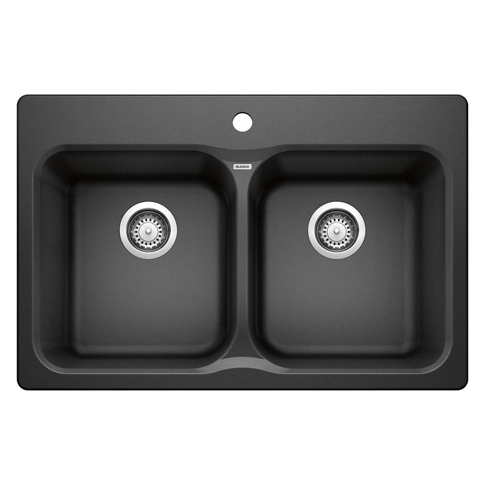 Vision SILGRANIT 31.5'' 50/50 Double Bowl Dual Mount Kitchen Sink - Anthracite-related