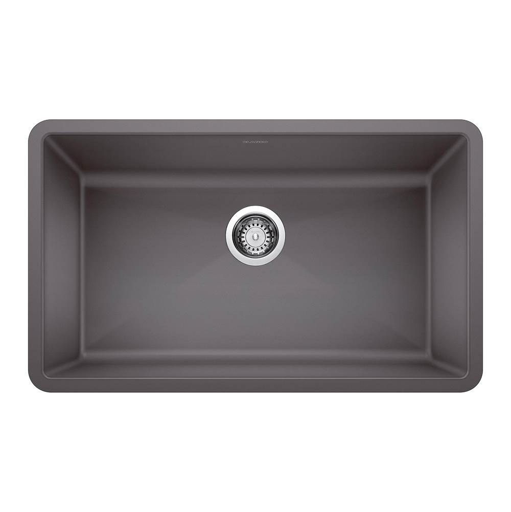 Precis SILGRANIT 32'' Super Single Undermount Kitchen Sink - Cinder-related