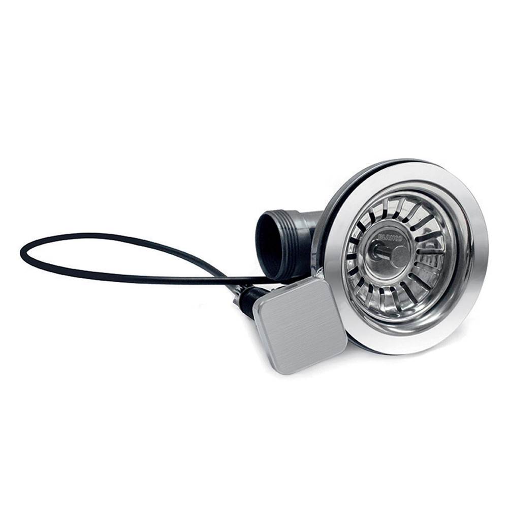 Pop-up Basket Strainer - Stainless Steel (Square Button)-related