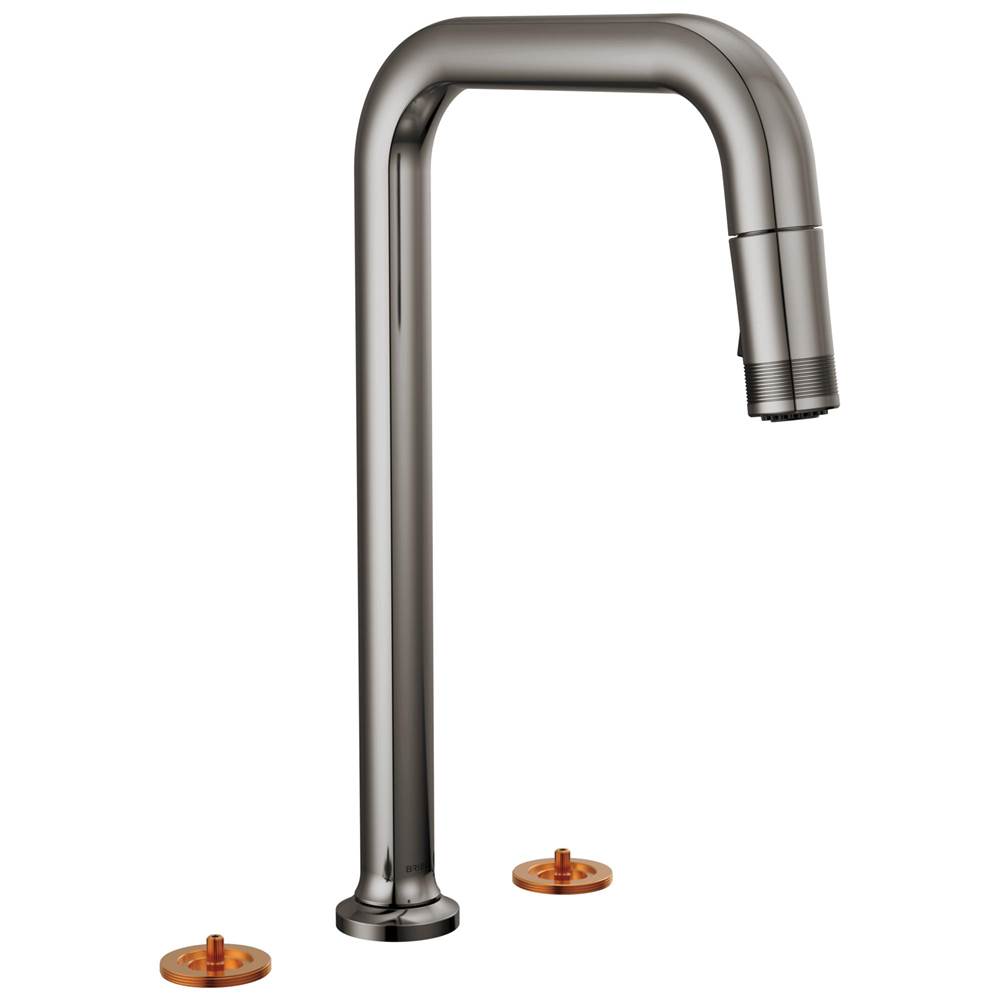 Kintsu® Widespread Pull-Down Faucet with Square Spout - Less Handles-related