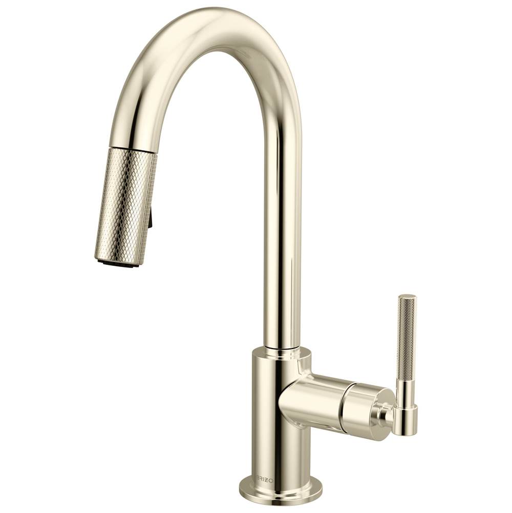 Litze® Pull-Down Prep Faucet with Arc Spout - Knurled Handle-related