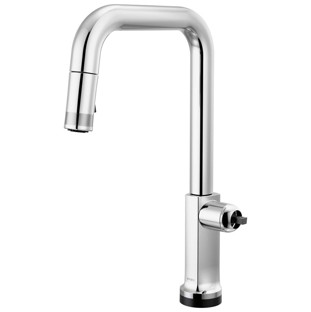 Kintsu® SmartTouch® Pull-Down Faucet with Square Spout - Less Handle-related