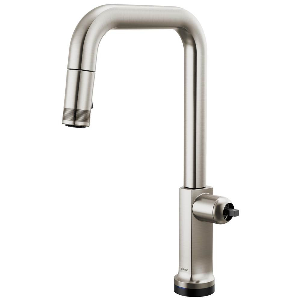 Kintsu® SmartTouch® Pull-Down Faucet with Square Spout - Less Handle-related