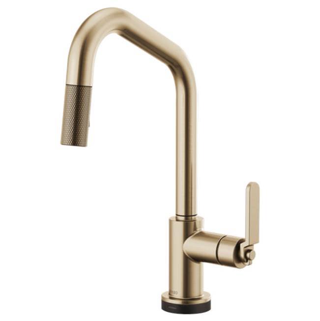 Angled Spout Pull-Down With Smarttouch, Industrial Handle-related
