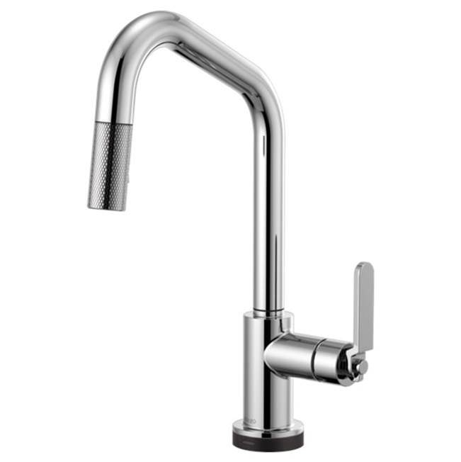 Angled Spout Pull-Down With Smarttouch, Industrial Handle-related