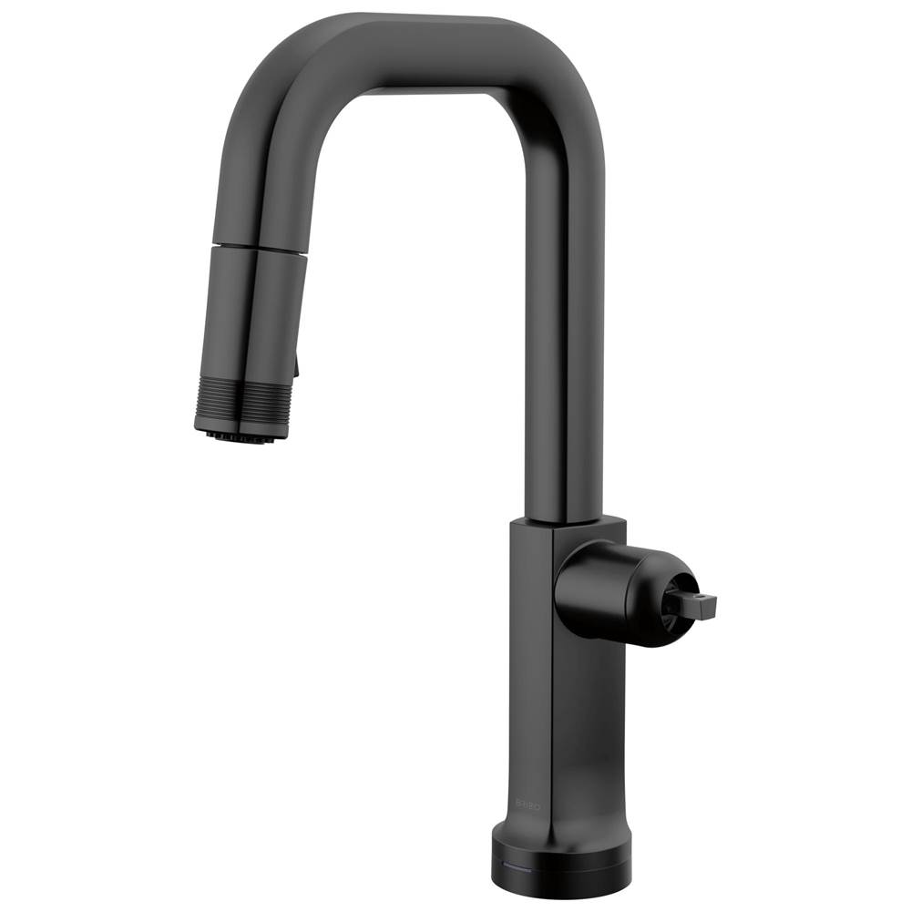 Kintsu® SmartTouch® Pull-Down Prep Faucet with Square Spout - Less Handle-related