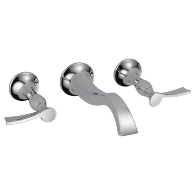 RSVP® Two-Handle Wall-Mount Lavatory Faucet - Less Handles-shop
