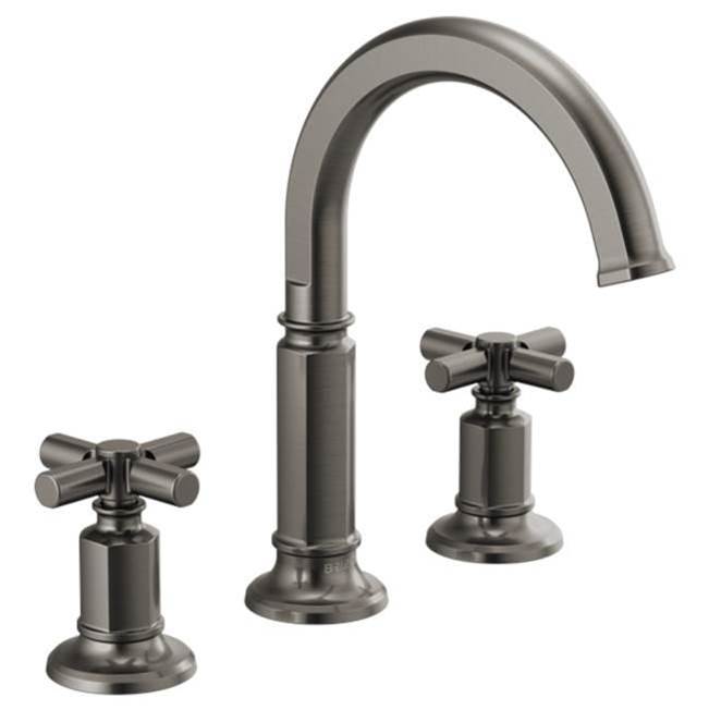 Invari® Widespread Lavatory Faucet With Arc Spout - Less Handles-related
