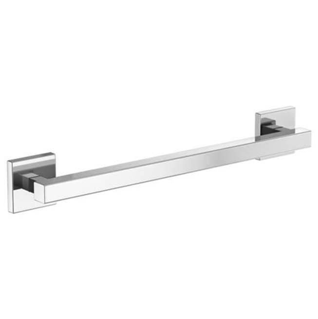 Contemporary Square Decorative Ada Grab Bar - 18''-related