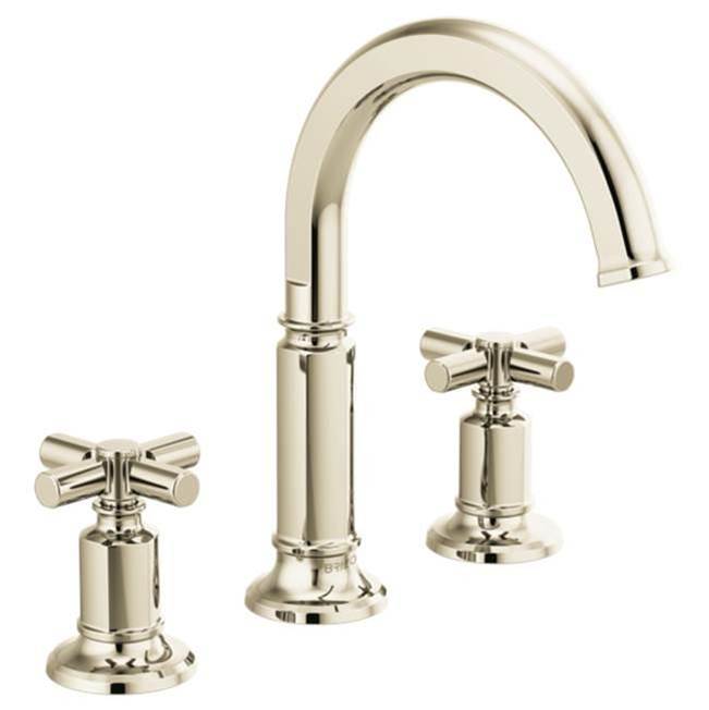 Invari® Widespread Lavatory Faucet with Arc Spout - Less Handles 1.2 GPM-shop