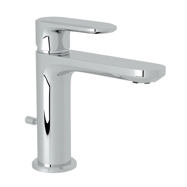 Meda Single Hole Single Lever Bathroom Faucet - Polished Chrome With Metal Lever Handle | Model Number: LV51L-APC-2-related