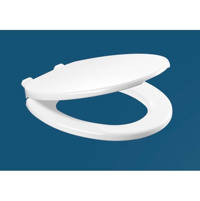 Soft Closing Round Front Toilet Seat White-related