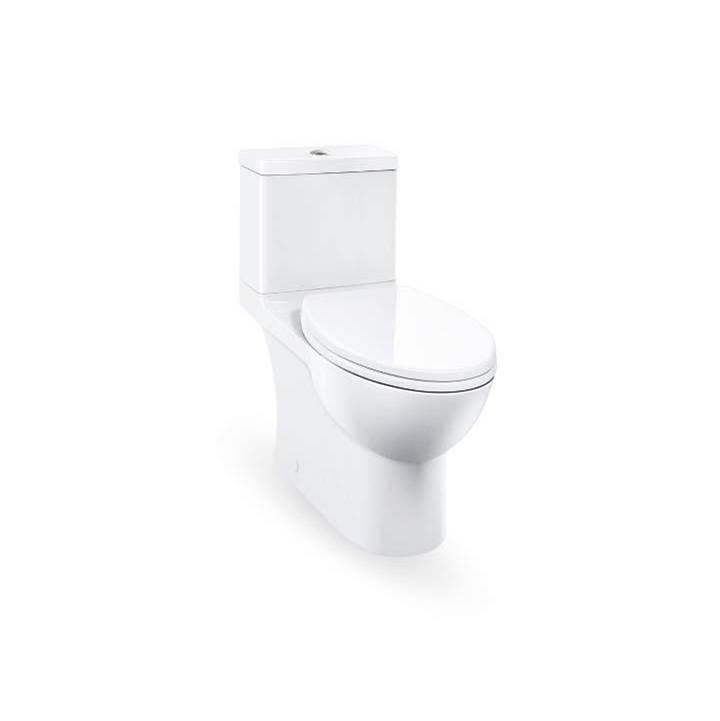 Caravelle Top Button Toilet Tank White-shop