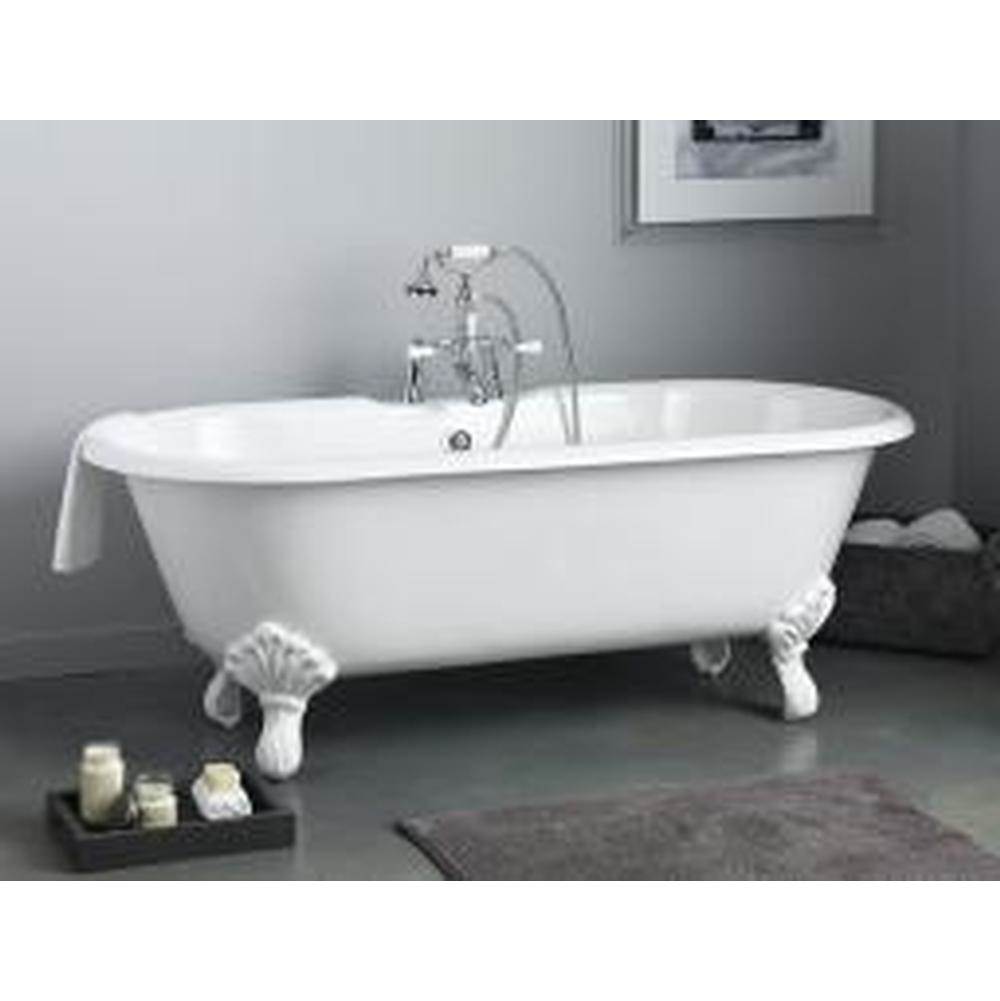 REGAL Cast Iron Bathtub with Continuous Rolled Rim and Shaughnessy Feet-related