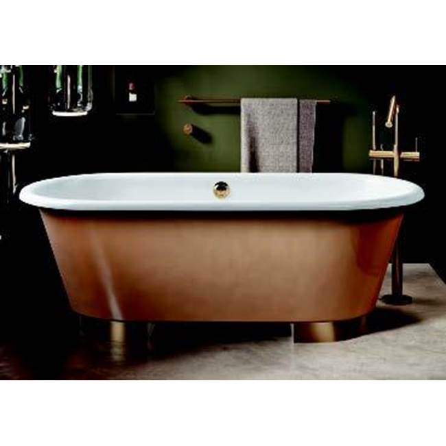 Cambridge Tub, White, Chrome Feet-related