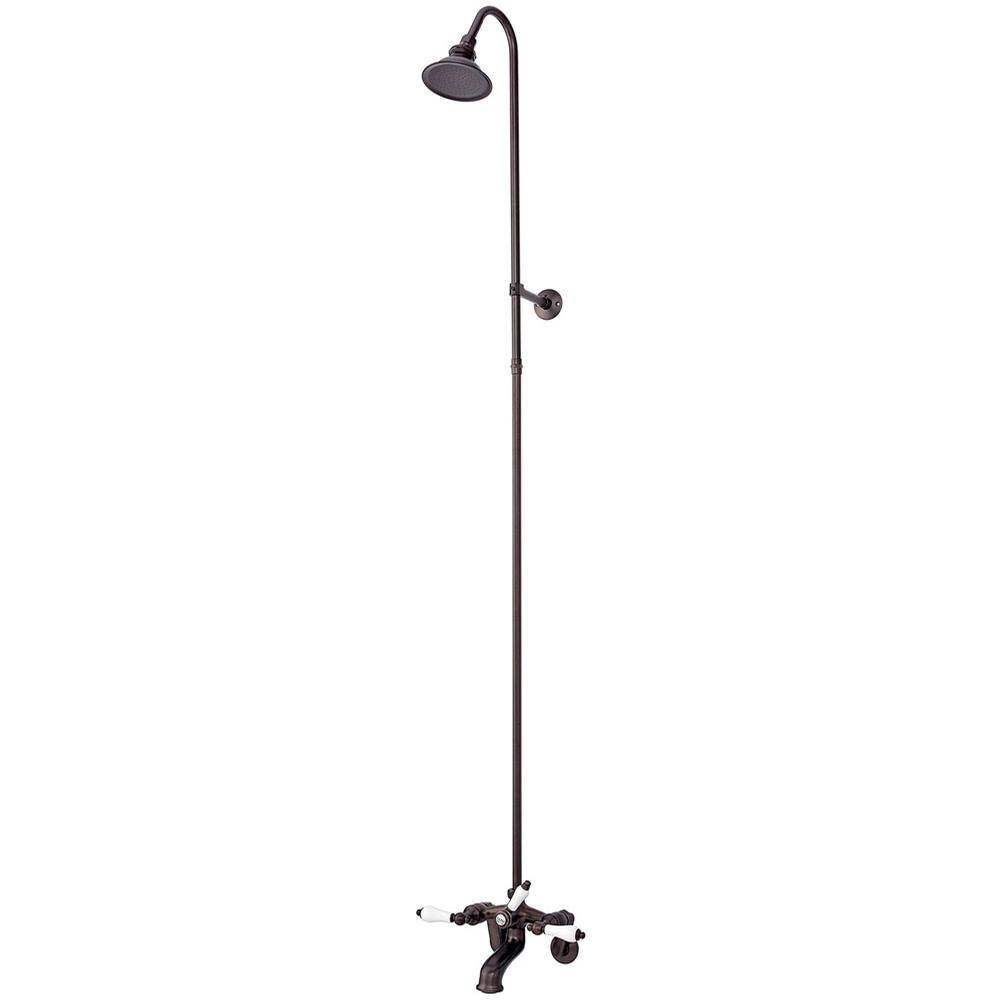 5100 SERIES Tub Filler with Overhead Shower - Lever Handles-shop