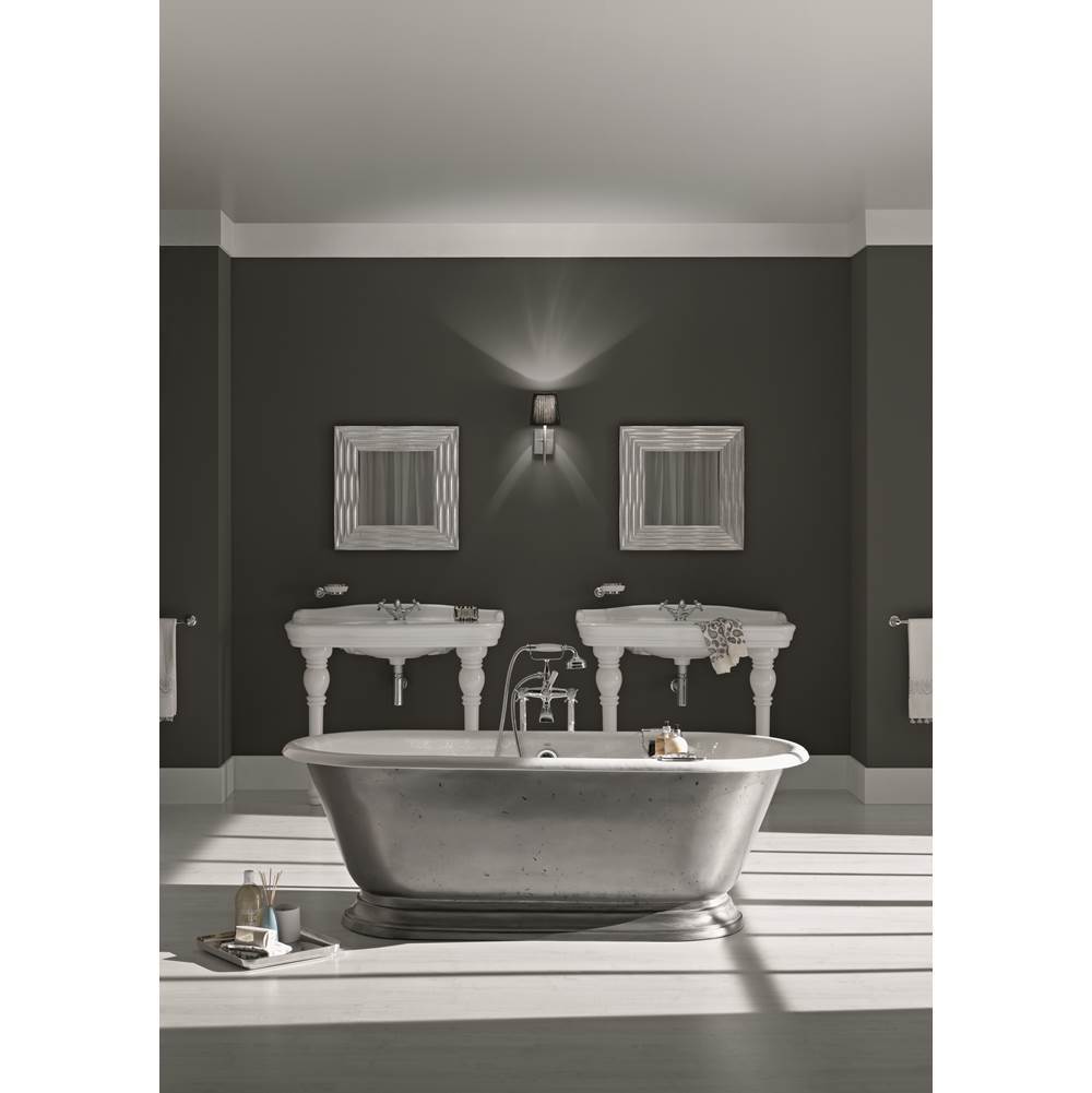 SANDRINGHAM Cast Iron Bathtub with Burnished Exterior-related