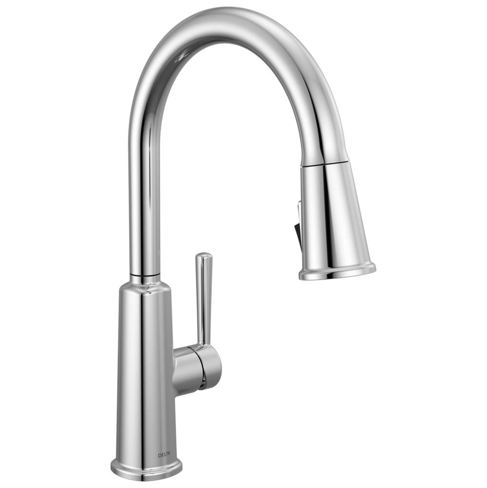 Finnridge Single Handle Pull-Down Kitchen Faucet in Chrome-related