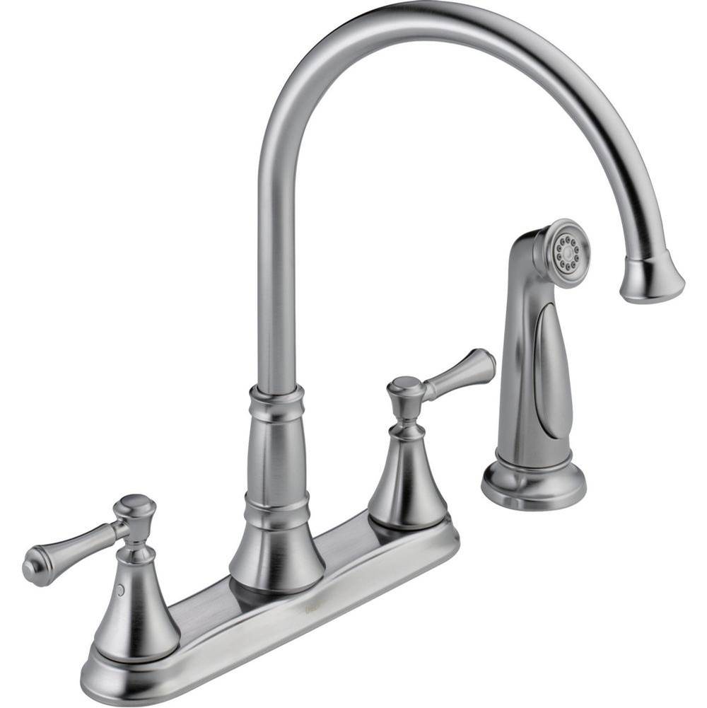 Cassidy? Two Handle Kitchen Faucet with Spray-shop