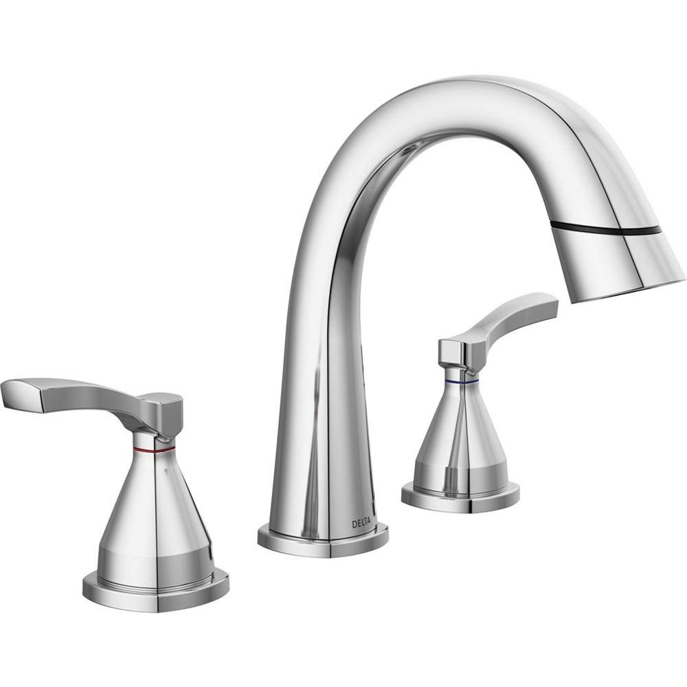 Stryke? Two Handle Widespread Pull Down Bathroom Faucet-related