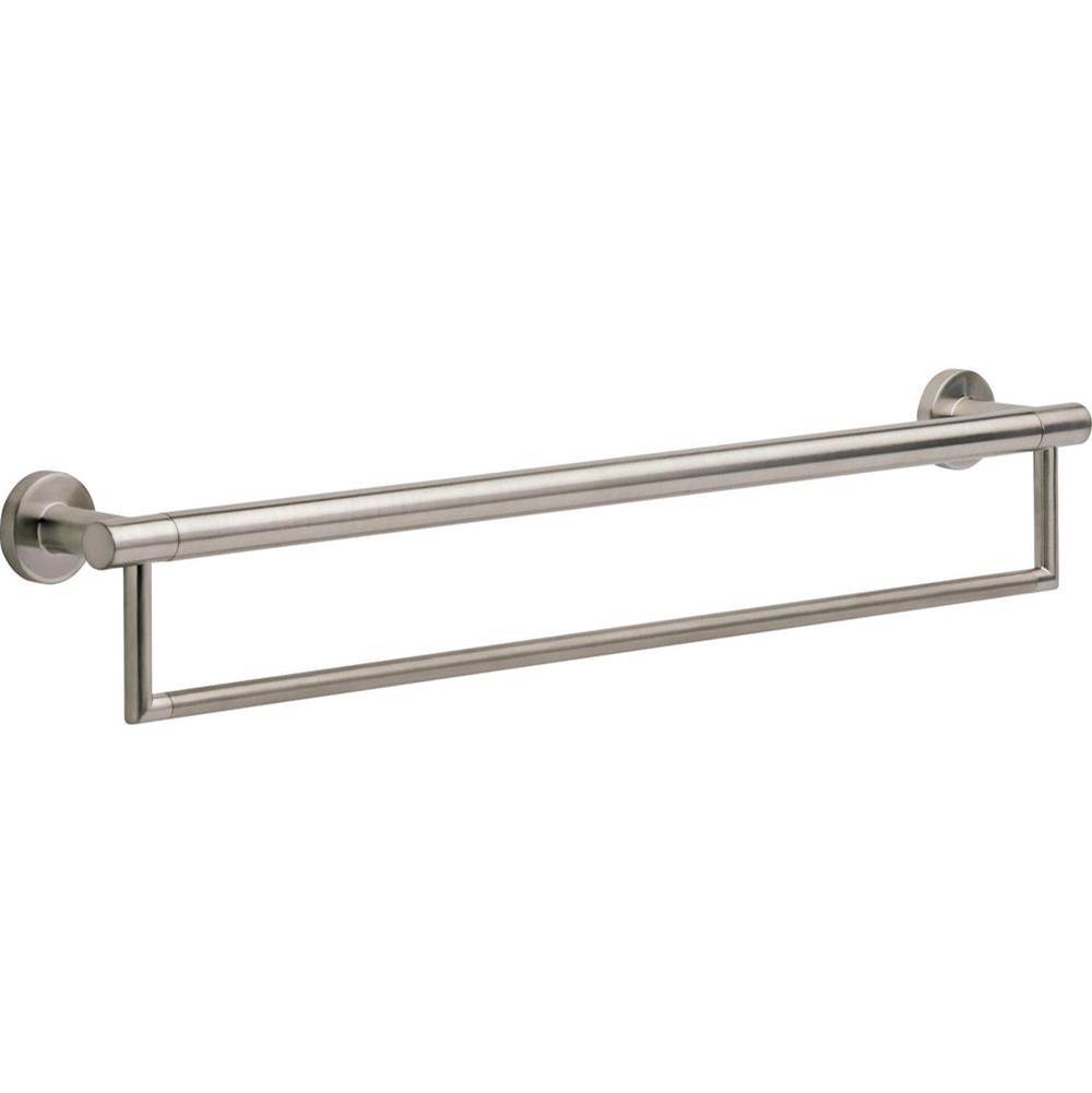 BathSafety 24'' Contemporary Towel Bar with Assist Bar-shop