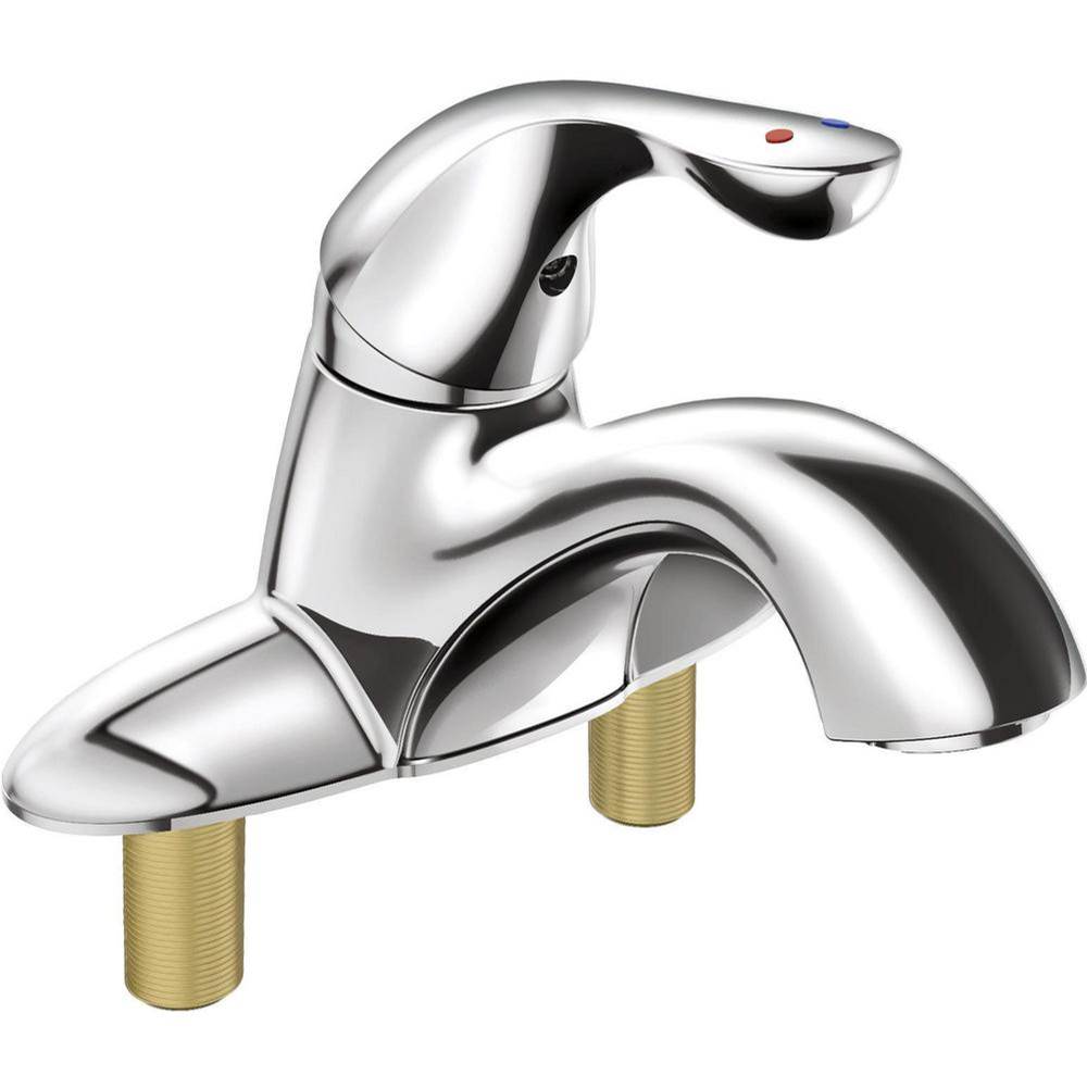 Classic Single Handle Centerset Bathroom Faucet with City Shanks-related