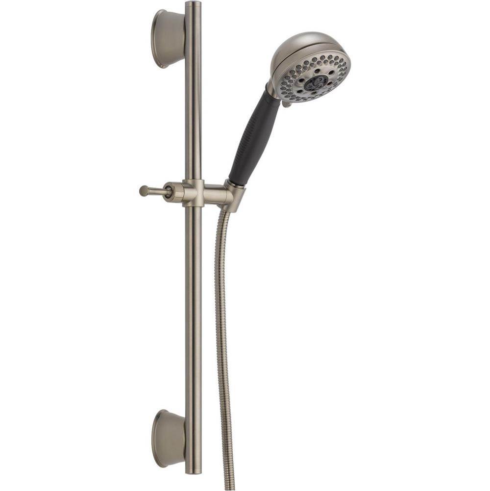 Universal Showering Components H2OKinetic?5-Setting Slide Bar Hand Shower-shop
