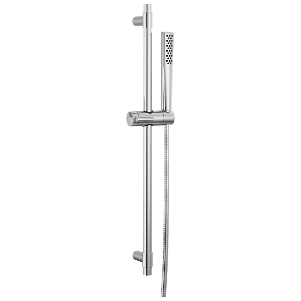 Universal Showering Components Premium Single-Setting Slide Bar Hand Shower-related