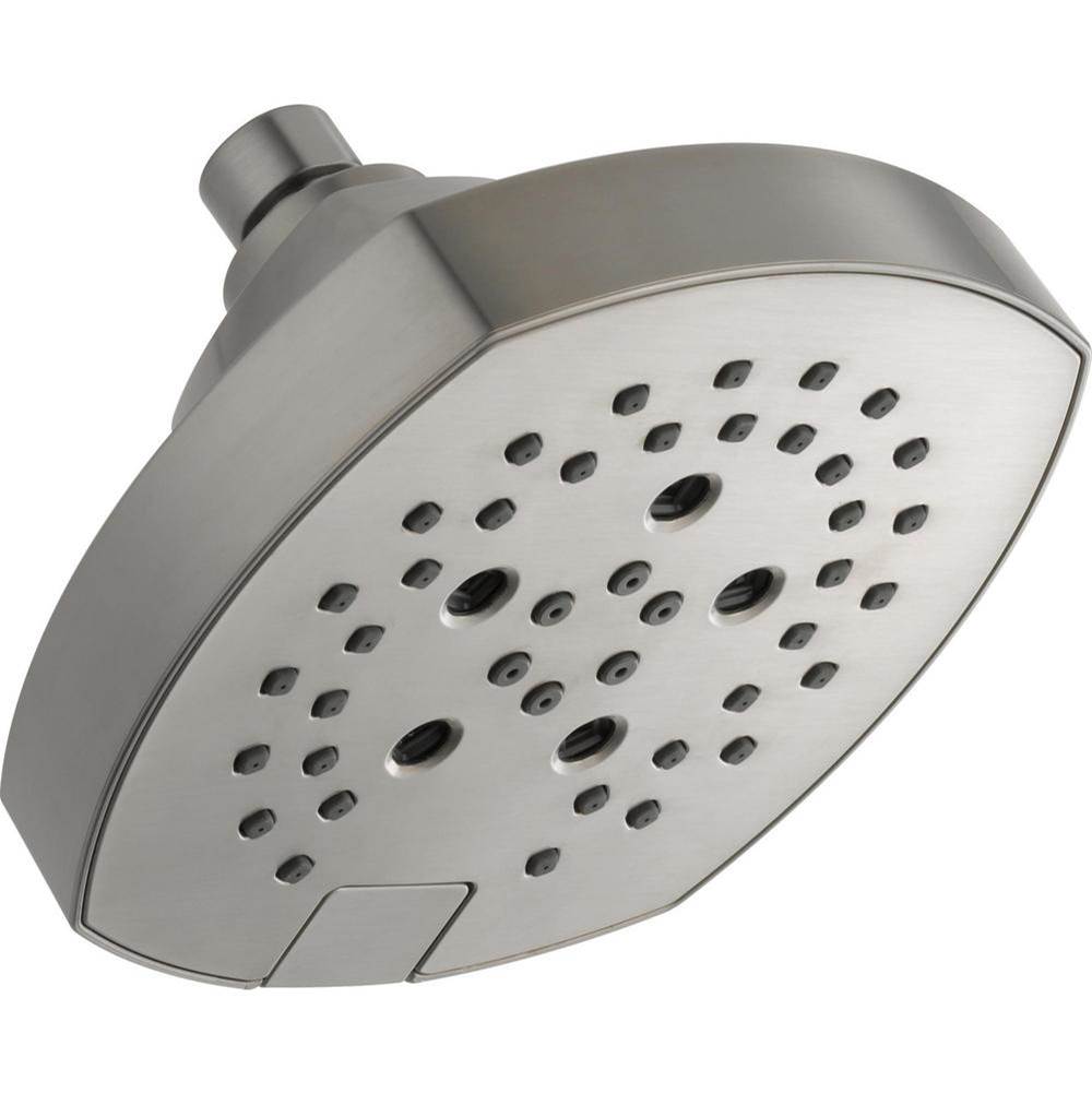 Universal Showering Components 5-Setting H2Okinetic Shower Head-shop