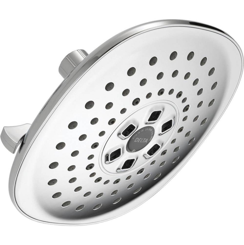 Universal Showering Components H2OKinetic? 3-Setting Raincan Shower Head-related