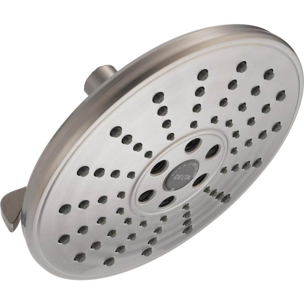 Universal Showering Components H2OKinetic?3-Setting Raincan Shower Head-related