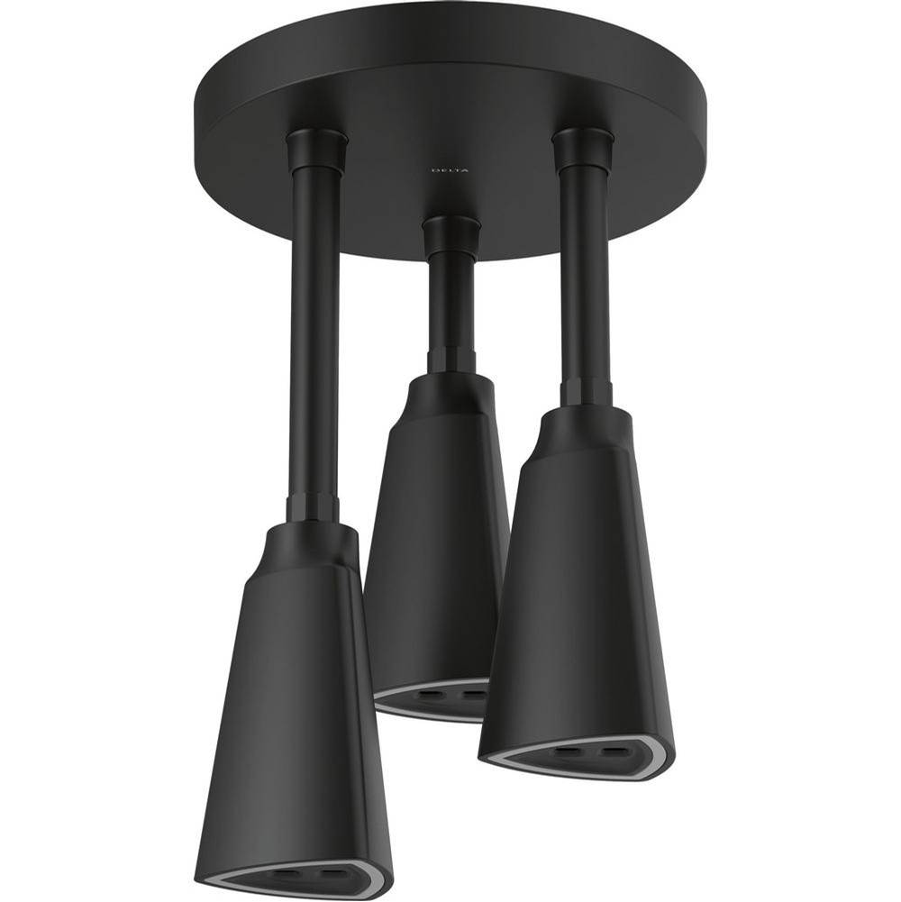 Universal Showering Components H2OKinetic?Pendant Raincan Shower Head with LED Li-related