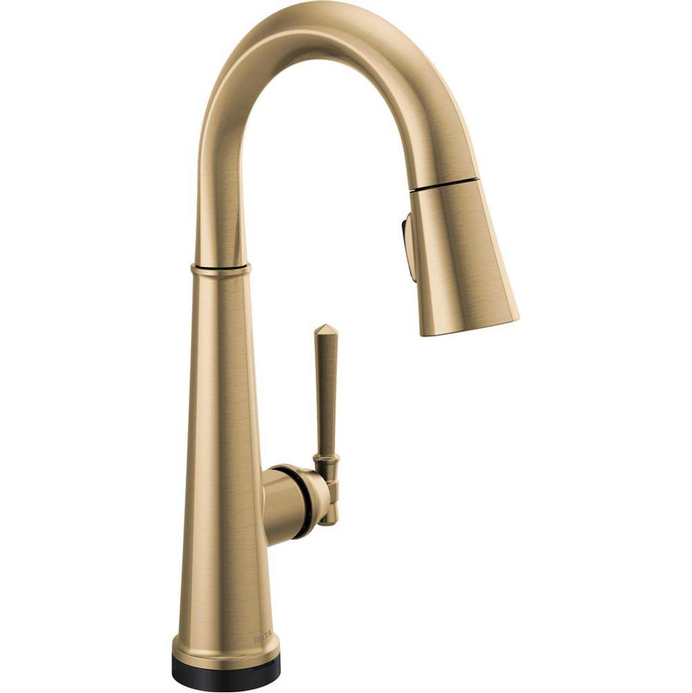 Emmeline? Single Handle Pull Down Bar/Prep Faucet with Touch2O Technology-related