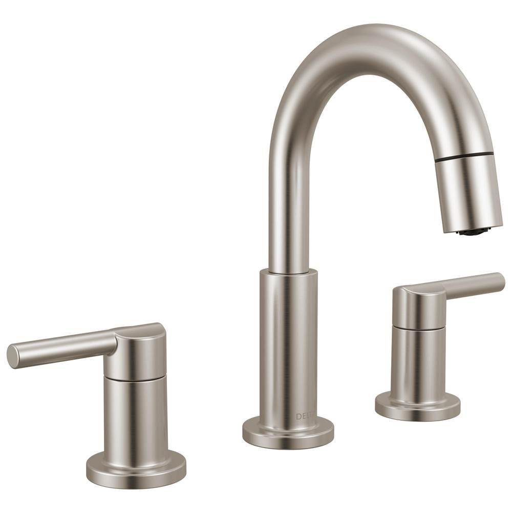 Nicoli? Two Handle Widespread Pull-Down Bathroom Faucet-related