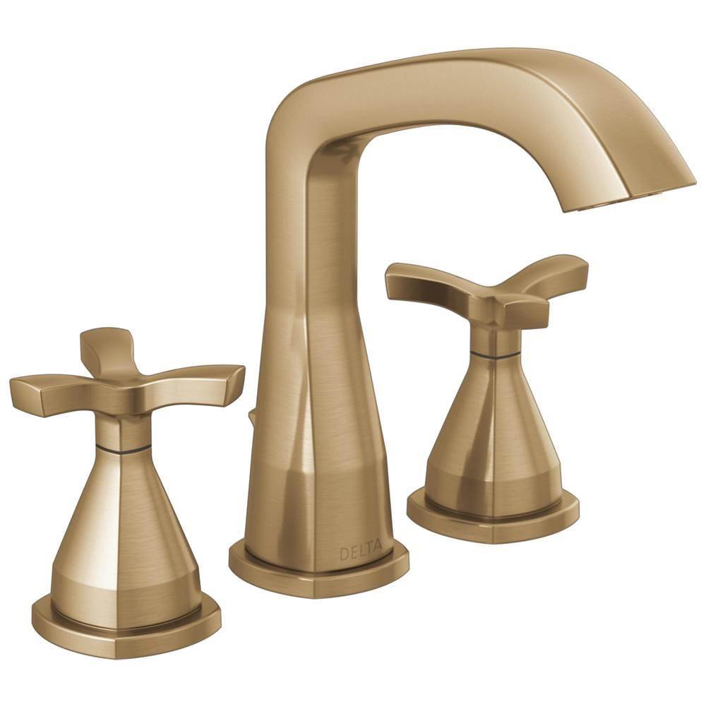 Stryke? Two Handle Widespread Bathroom Faucet With Pop-Up Drain-related