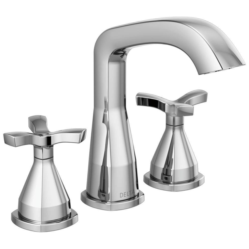 Stryke? Two Handle Widespread Bathroom Faucet With Pop-Up Drain-related