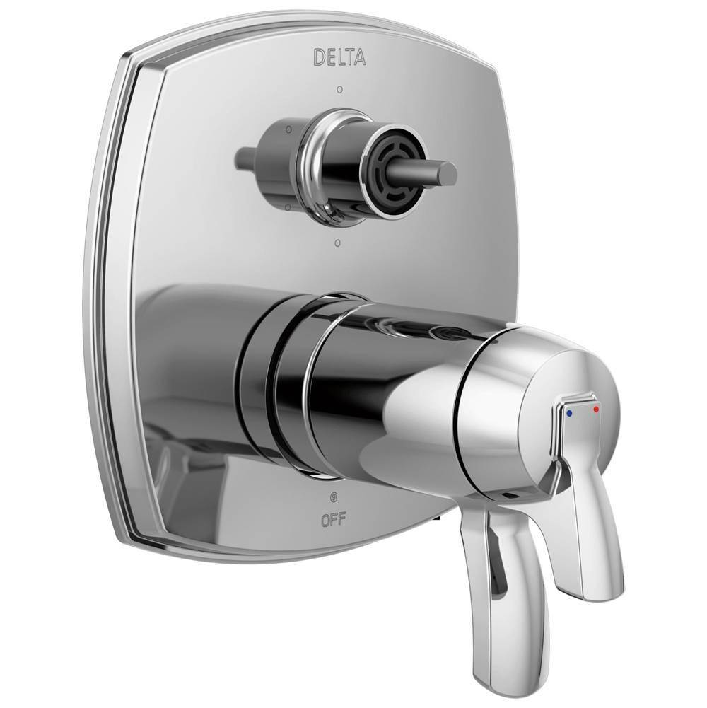 Stryke? 17 Thermostatic Integrated Diverter Trim with Six Function Diverter Less -related