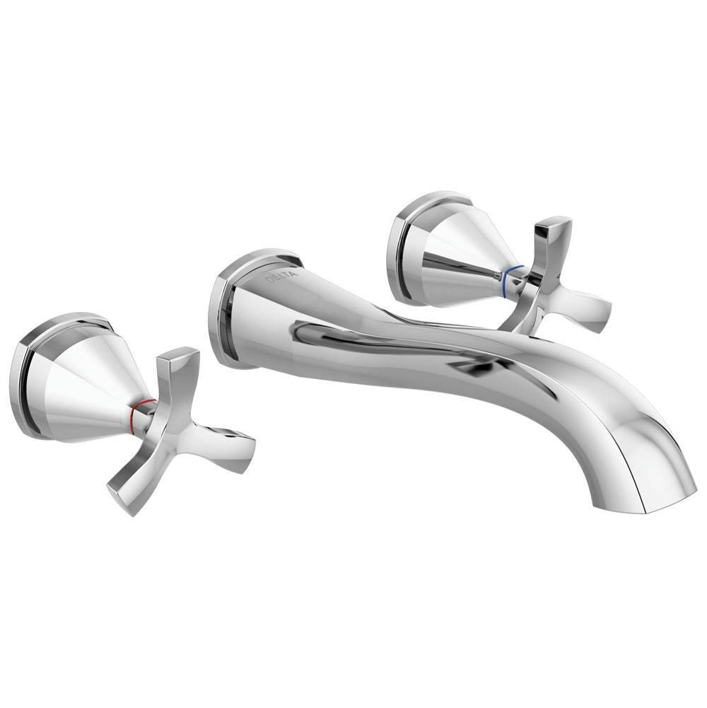 Stryke? Two Handle Wall Mount Bathroom Faucet Trim Without Pop-Up Drain-related