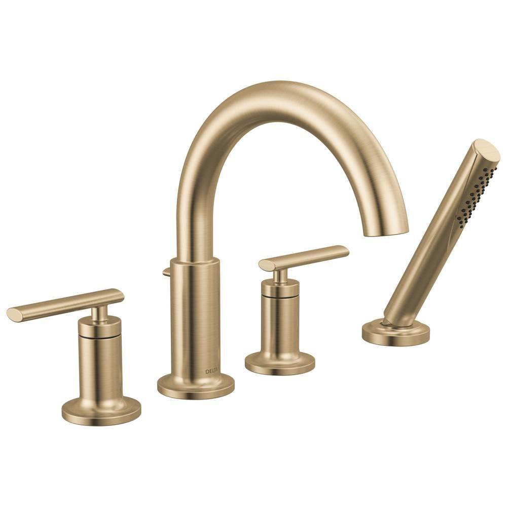 Altado Roman Tub Trim with Hand Shower Champagne Bronze-shop