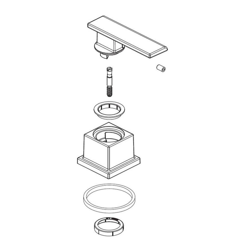 Vero? Metal Lever Handle Kit - Cold - Roman Tub-related
