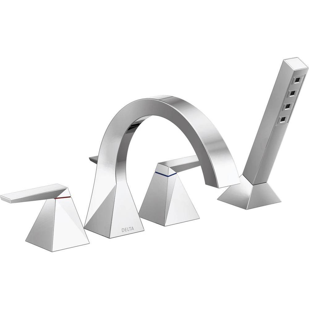 Trillian? Two-Handle Roman Tub Trim with Hand Shower-related