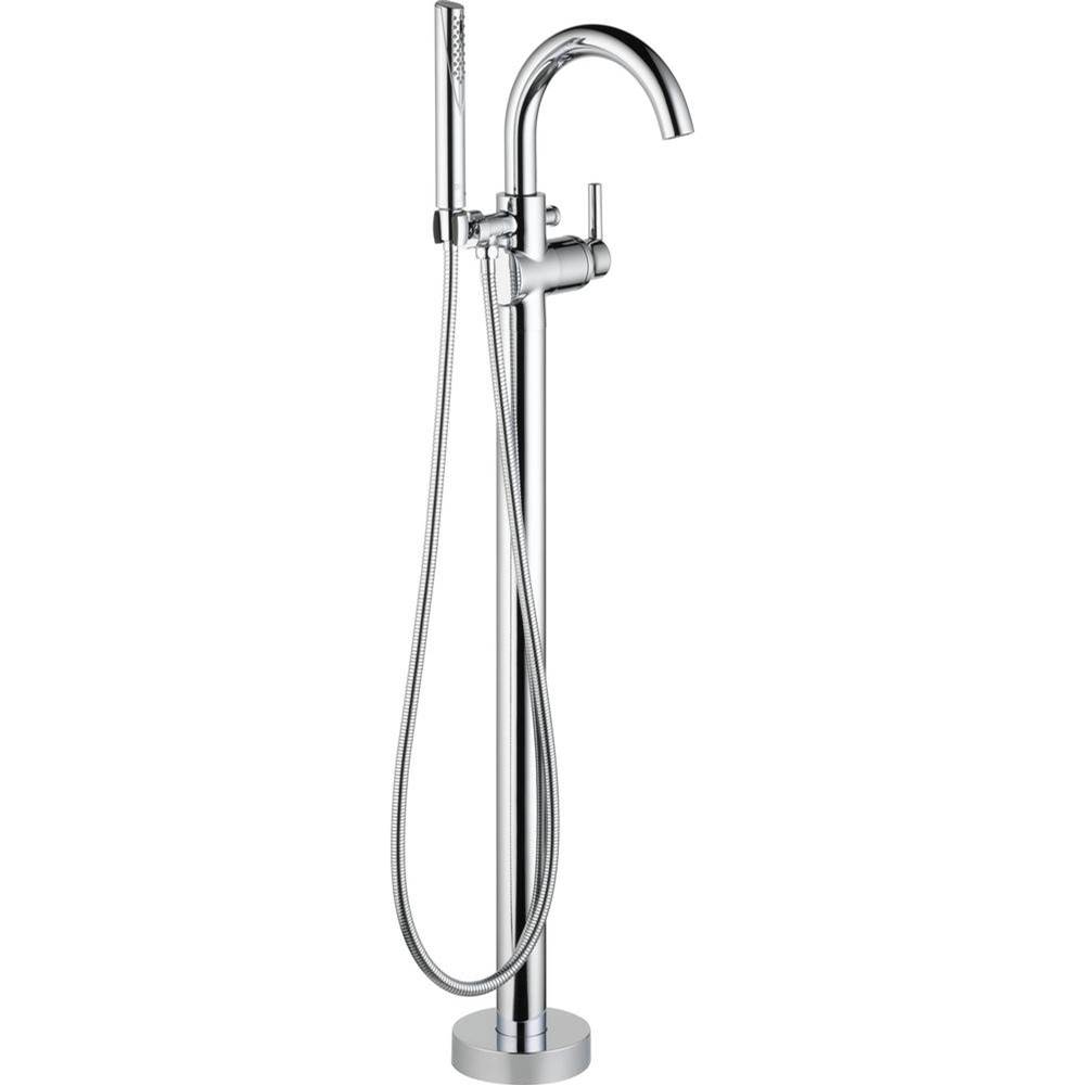 Trinsic? Single Handle Floor Mount Tub Filler Trim with Hand Shower-shop
